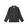 Série Vie Confortable Couleur Unie Col Polo Veste de Travail Manches Longues Vestes Homme Noir HV1814-010
