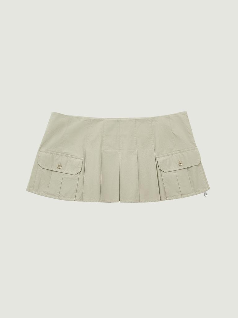 Grove Manon Layered Skirt (Beige)