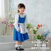 MANAMANA Town Belle Apron Princess and Headband Princess 120cm Kids' Dress, Dress, Set, 2-Piece Set, Blue, Girls' Costume, Transformation, Cosplay,