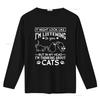 Cat Lover Cute Cats Owner T Shirt Vintage Washed Breathable Streetwear Unisex Fashion Designer Clothes Homme
