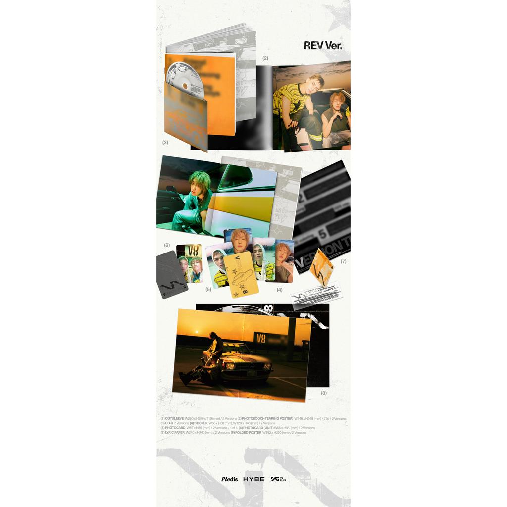 [Pre-order] V8 (SEVENTEEN) 1st Mini Album [V8] SET 4EA