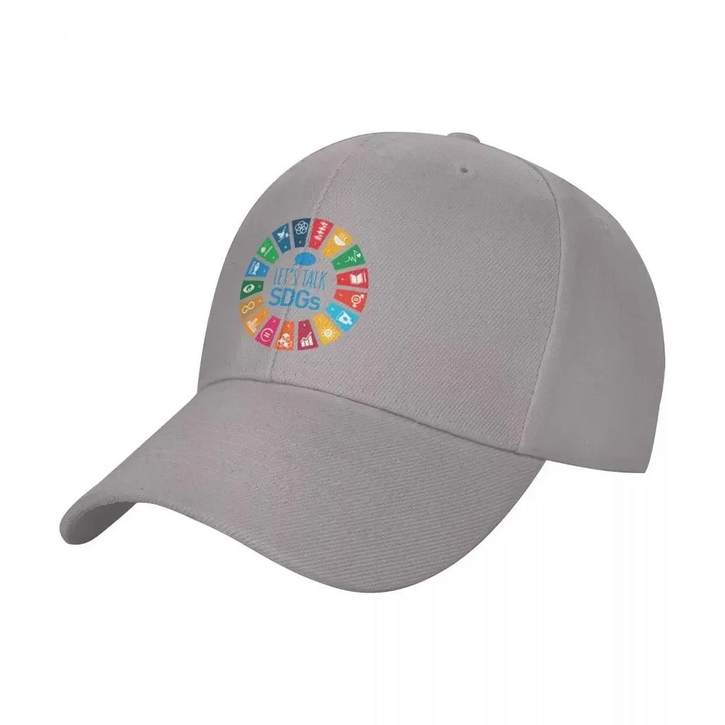 Lets Talk SDGs UN Global Goals Logo United Nations Sustainable DevelopUnisext Goals 2030 Baseball Cap
