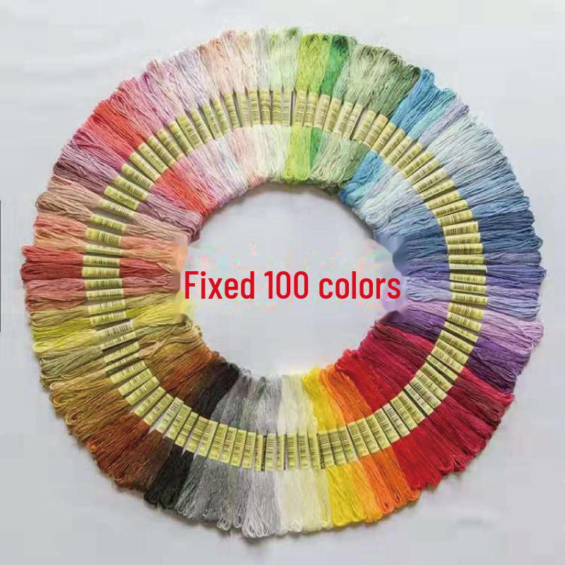 

8 м 6-ниточная полиэстеровая вышивальная нить, цвет 12-447 для вышивки крестом и рукоделия