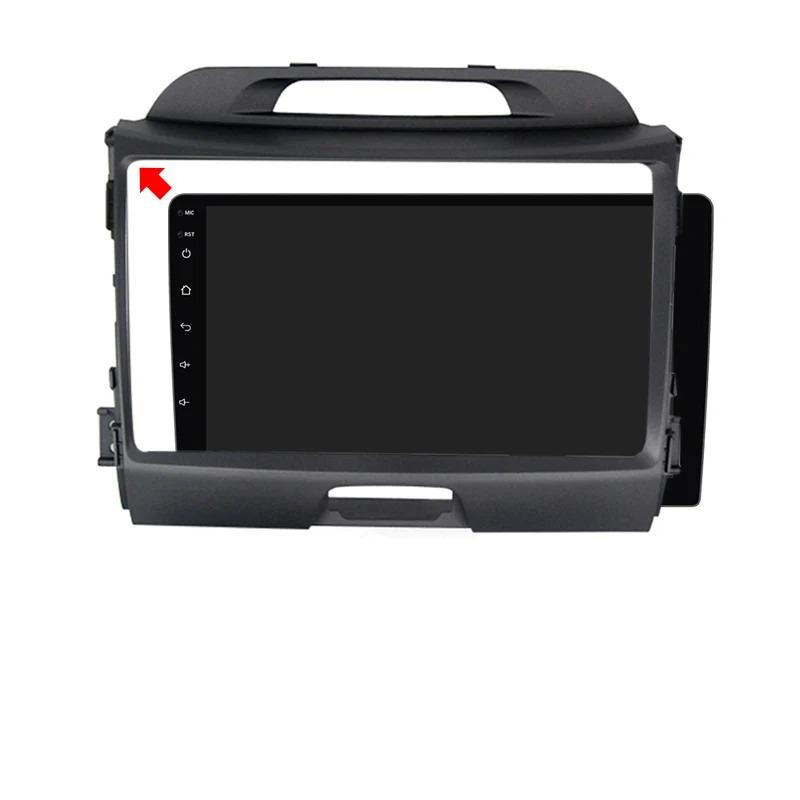 9inch 2din Car Fascia For Kia Sportage 3 4 SL 2010-2016 Panel Dash Mount Installation Double Din DVD Frame Car Radio Meter Frame