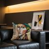 Art Pablo Picasso Cubism Abstract Cushion Cover Comfortable and Soft Bedding Skin Friendly Leisure Sofa Car Office Pillowcase