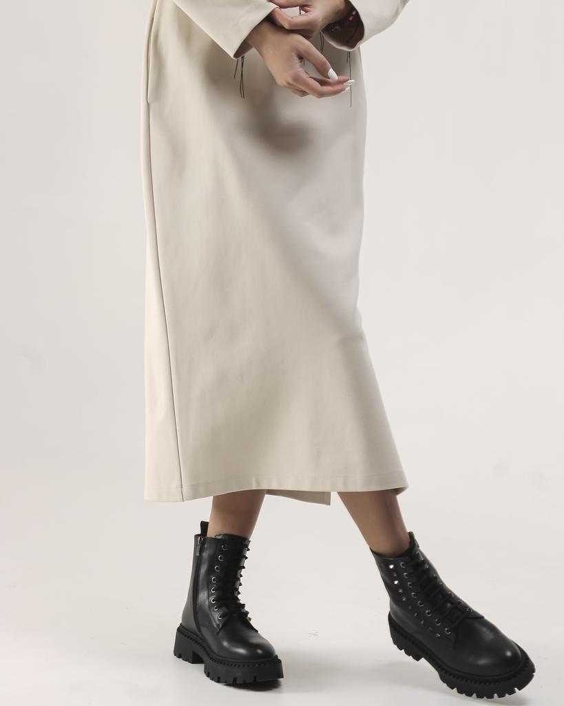 Klänning med långa ärmar Mira Mia 246080 36 milky