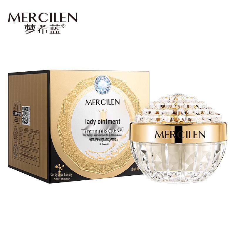 Mengxi Lan Cordyceps Niacinamide Glow Cream - Nourishing, Moisturizing, Hydrating, and Brightening Face Cream.