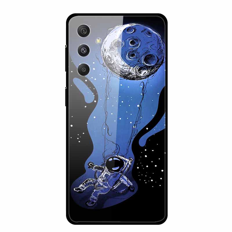 Tempered Glass Case For Samsung Galaxy S24 Plus Case Hard Glass Back Cover Soft Bumper For Samsung S24 Plus Phone Case S24Plus