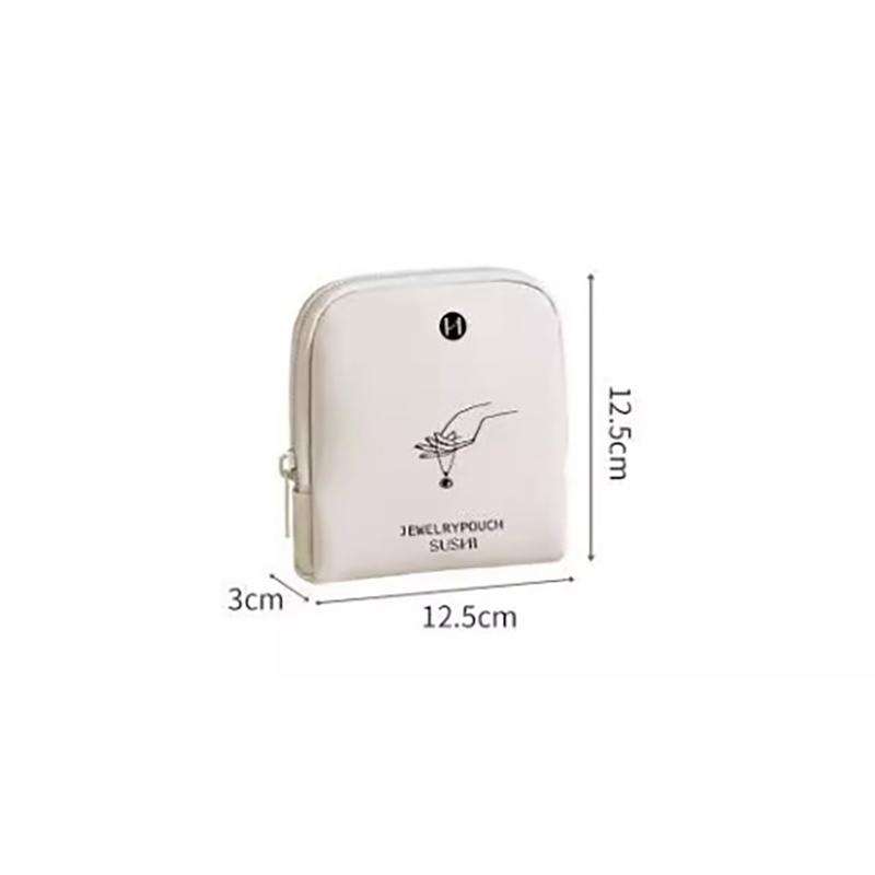 Leather Double-Layer Jewelry Bag, Portable Jewelry Box, Exquisite High-End Bracelet And Collectible Mini Storage Bag For Outings