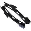 Front/Rear Bumper Bracket Retainer Left+Right Fit for Hyundai Accent 2012 2013 2014 2015 2016 86613-1R000 86614-1R000 86583-1R000(Rear)