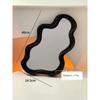 Irregular Waterproof Makeup Mirror, Cloud-shaped Vanity Mirror, Bathroom Wall-mounted & Tabletop Dual-use, Decorative Mirror