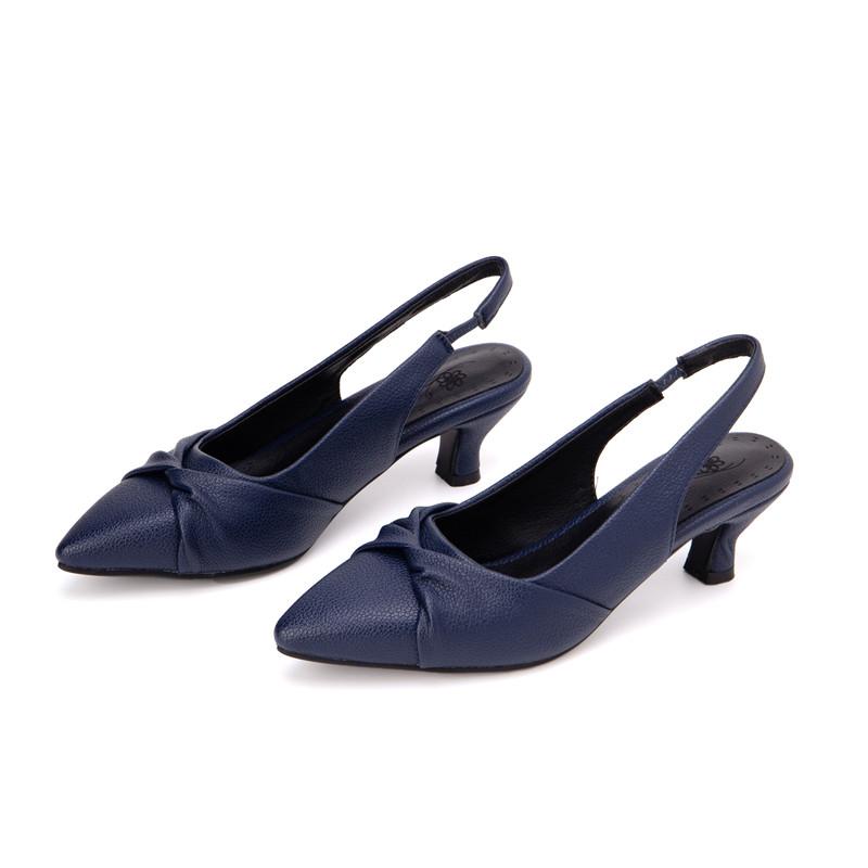 

Женские босоножки на высоком каблуке, новые весенне-летние однотонные туфли с острым носком, большие однотонные босоножки на толстом каблуке 45 жёлтый