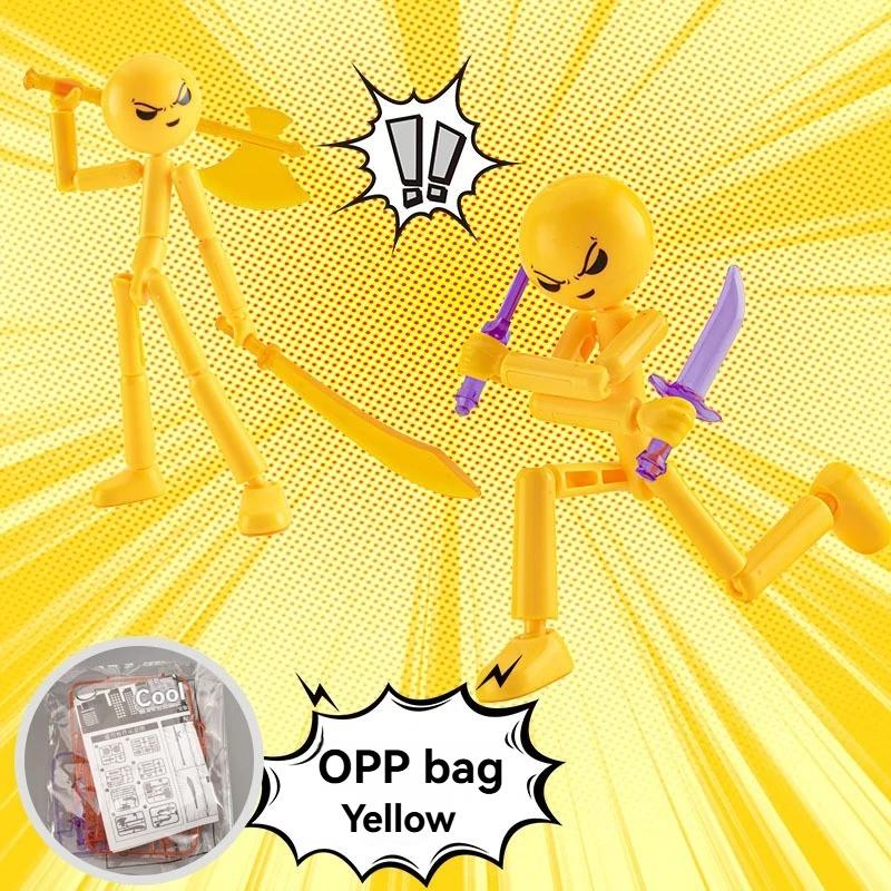 Pohyblivé 3D tištěné akční figurky Vícekloubové plastové loutkové ozdoby Sestavené anime dárky Pro děti Dospělé