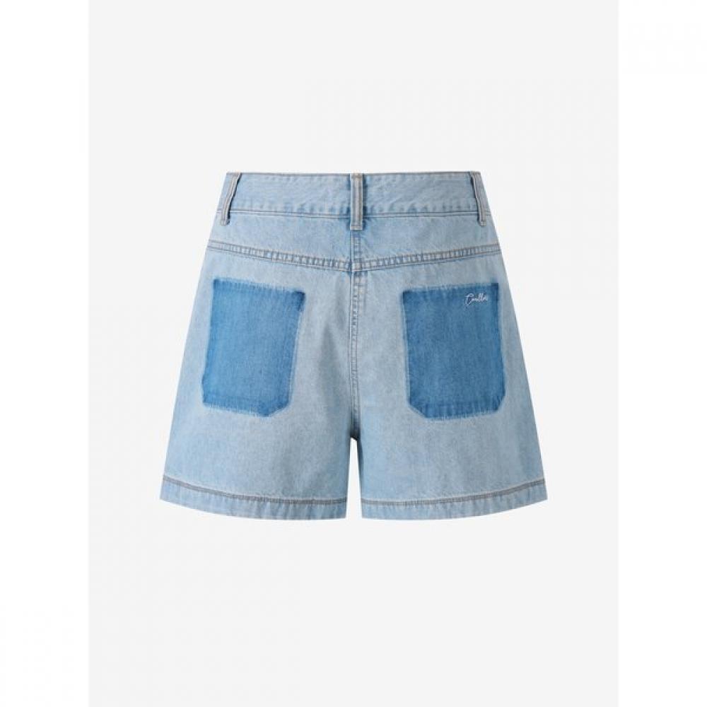 Cc Collect Semi A Line Denim Shorts c252psA452