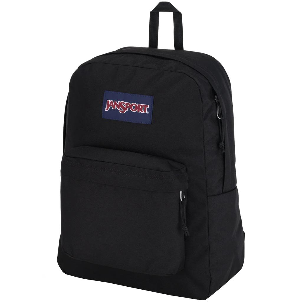 JanSport Superbreak Rucksack, Unisex schwarzer Rucksack