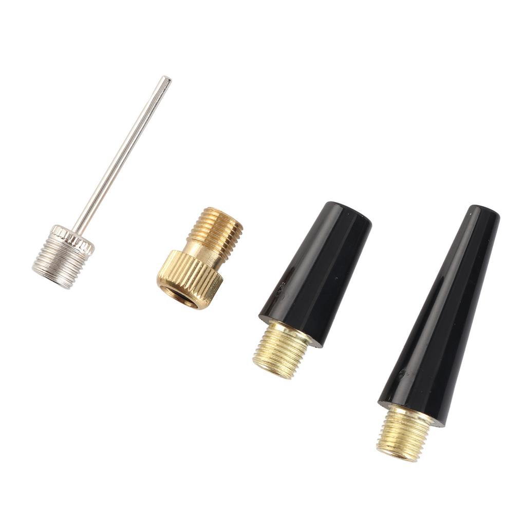 4PCS 1 Set Basketball Needle Nozzle Adapter Kit Ball Inflation Pump Needle FV Adapter Kit Tire Inflating Kit