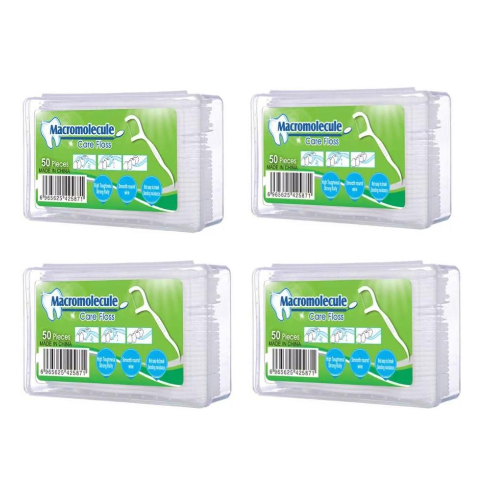 1/2/3/4/5PCS Disposable Dental Floss Independent Packaging Teeth Cleaning Pick Stick Toothpick Oral Care Dental Flosser