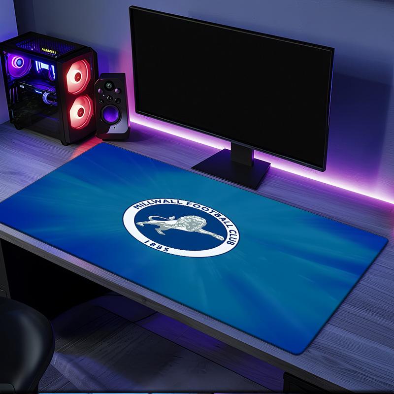 Millwall Fc Crest Design Mouse Pad, Rubber Base, Mouse Pad for Gamers and Office Use, Gaming Desk , Easy To Clean Mat Christmas Fan Gifts
