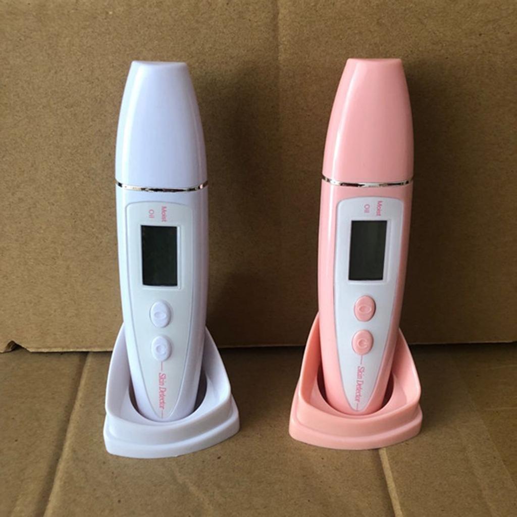 Facial Skin Tester Pen Digital Skin Detector Pen with Digital Display Portable Analysis Moisture Machine for Women