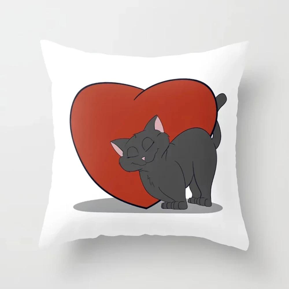 Cute Animal Pattern Pillowcase Office Living Room Car Ornaments Home Pillowcase