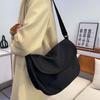 Soft Nylon Square Bag Japanese Style Women Messenger Pouch Large Capacity Shoulder Bag Work