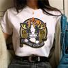 Pug Print WomenT-shirt Casual Basics O-collar White Shirt Short Sleeve Ladies T-shirt Harajuku Street