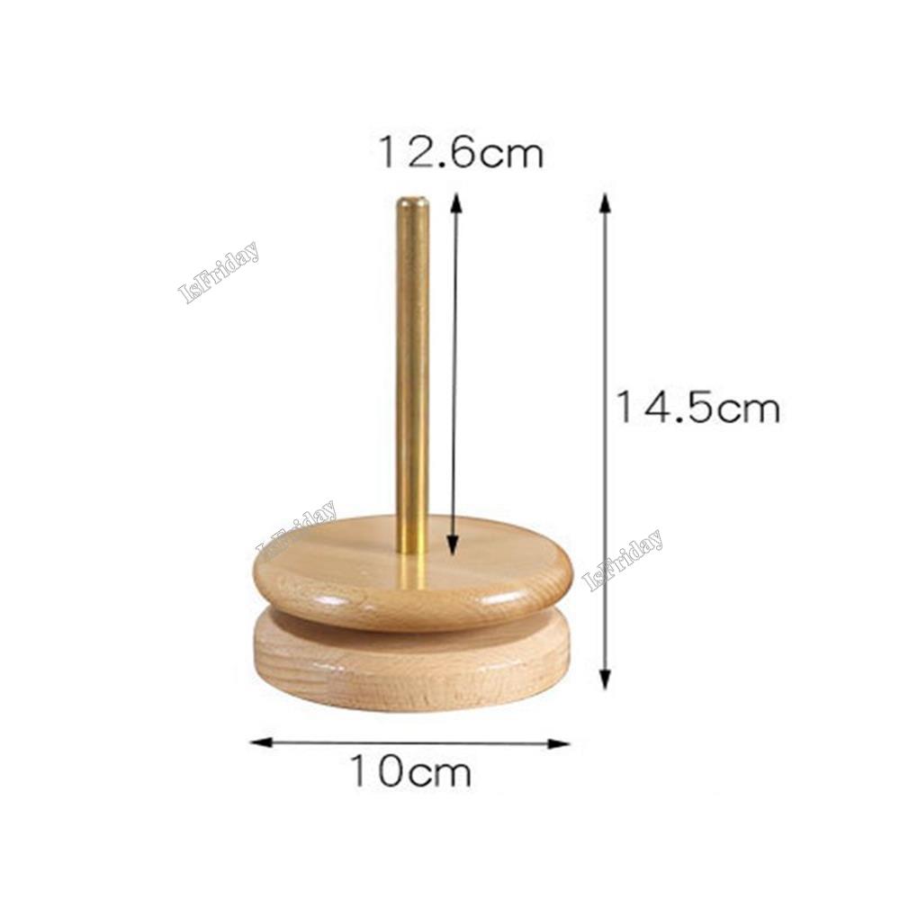 

Вращающаяся катушка для намотки шерсти Инструменты для намотки шерстяных ниток Деревянная подставка Держатель для моталки для пряжи Органайзер для прядения и вязания
