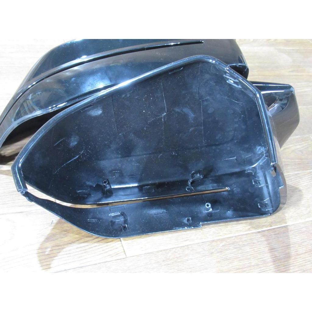 Door mirror cover side mirror cover left and right black/black _b for BMW (i5 G60)