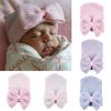 Cute Bowknot Warm-Keeping Knitting Cap for Babies