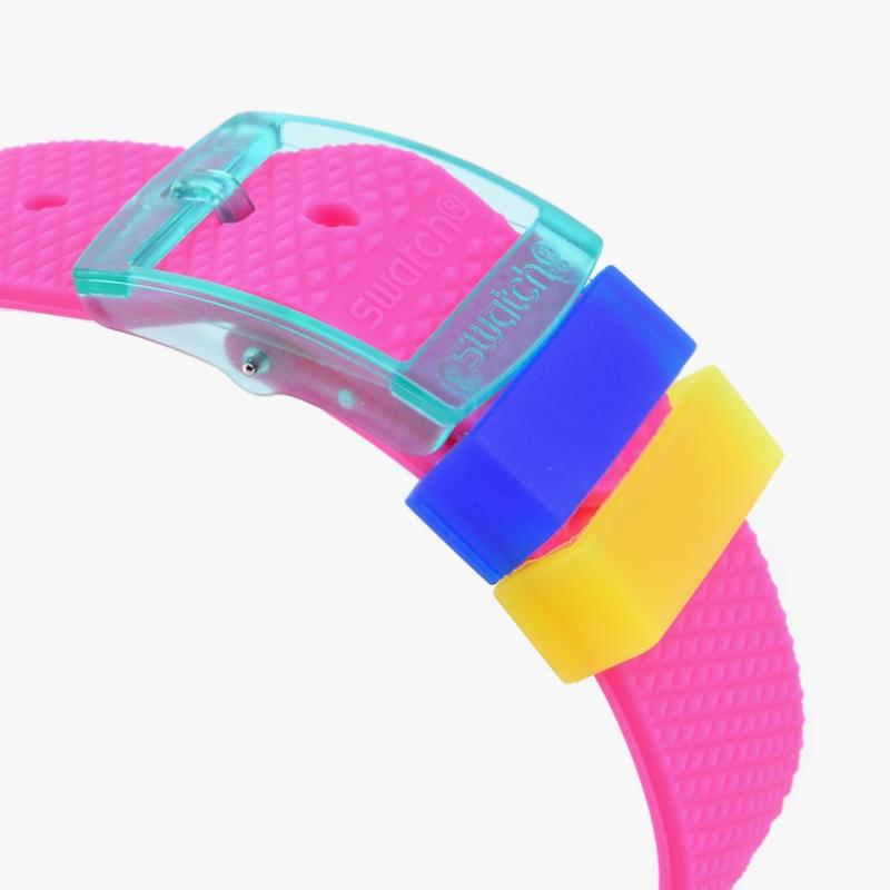 Swatch SuSg408 Neon FlaSh Arrow Men S Urethane Watch