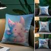 Cute Cured Animals Pictures Lovely Pillow Case Comfort Sofa Bed Silky Elegant Invisible Zipper Decorative Cushion Cover