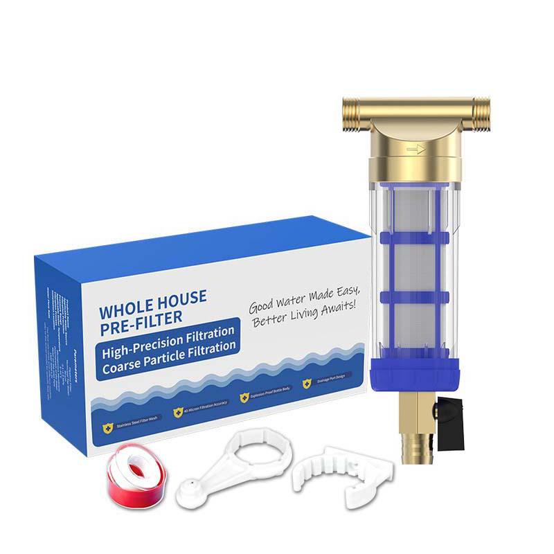 Universal Pre-filter Water Purifier with Central Backwash for Household Use