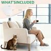 Anti-Cat Scratch Furniture Protector - 10 Pack Couch Protectors from Cats Claws, Clear Cover Protection from Cat Scratching on Your Sofa, Furniture,