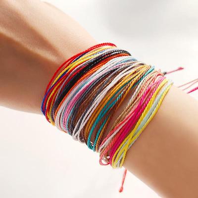 Taiwan Wax Thread Multicolor Friendship Bracelet