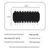 WEZHO Portable Foldable Travel Clothes Drying Clips with Velcro