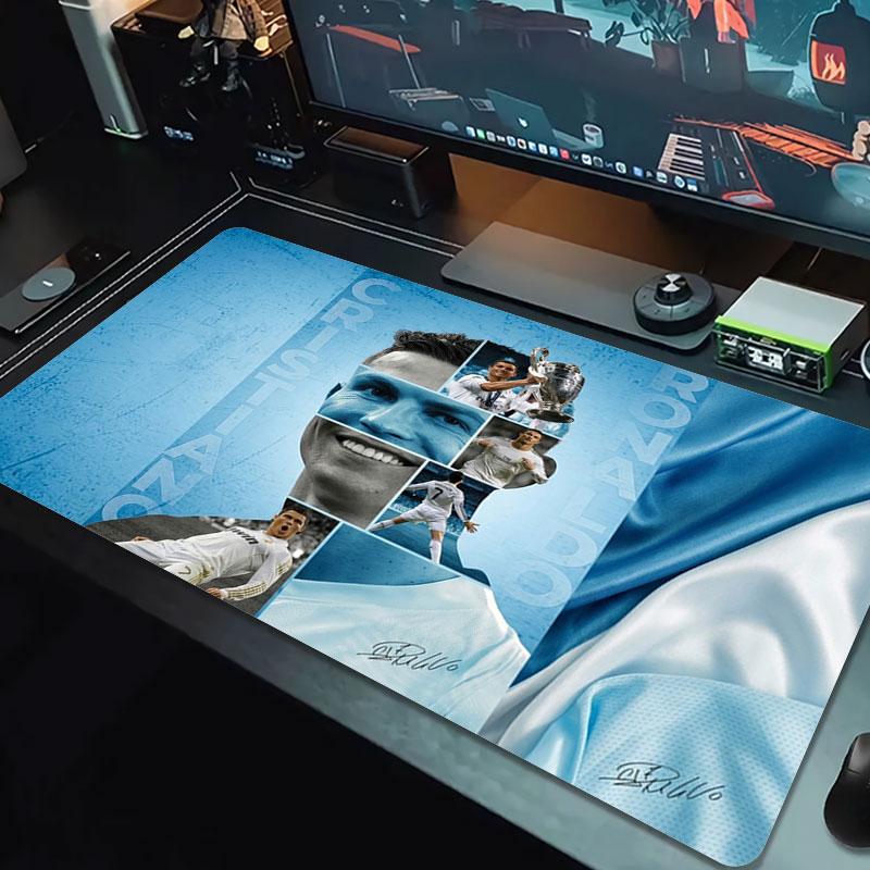 CR7 Large Size Mouse Pad Large Gaming Table Cushion Non-slip Laptop Tablet Big Mousepad XXL Mat Mini PC Playmat With Lock Edge