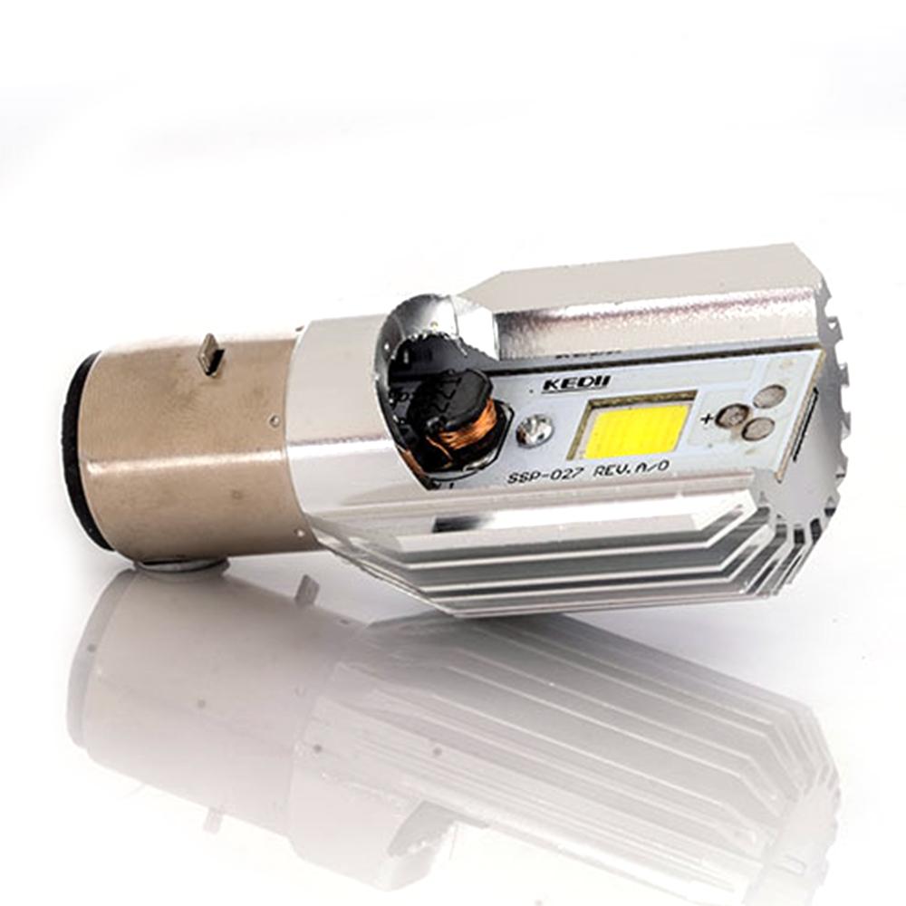 H6 BA20D DC 8V-80V 8W 6500K COB LED Motorcycle Hi/Lo Beam Headlight Bulb White Motorcycle Bulbs, NEW LEDs & HIDs