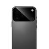 For iPhone 17 Pro Max Kameralinsebeskytter Klar Svart Sirkel 3D Høyt Aluminosilikatglass Linsefilm