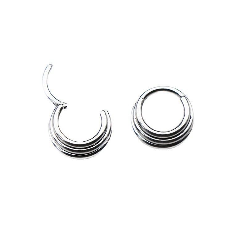 Universal 316 Stainless Steel Nose Ring Piercing Jewelry - Hot-Selling Closed Nose Stud Earrings.