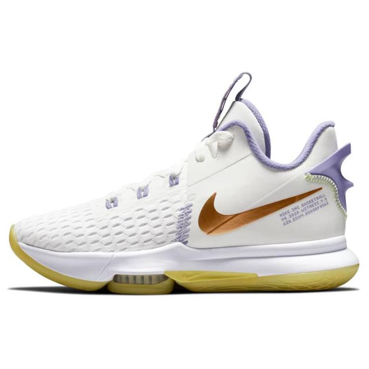 Nike LeBron Witness 5  Summit White Metallic Bronze  Men s CQ9380-102 EU 38.5