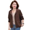 Women's Autumn Casual Hooded Zipper Jacket