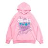 Sp5der Streetwear Hoodie With 3D Puff Print 555555 Design Unisex Oversized Cotton Pullover Youth Casual Wear