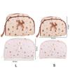 Bear Pattern Women's Cosmetic Bag Cute Travel Toiletry Bag Handbag Make Up Storage Bag  Household