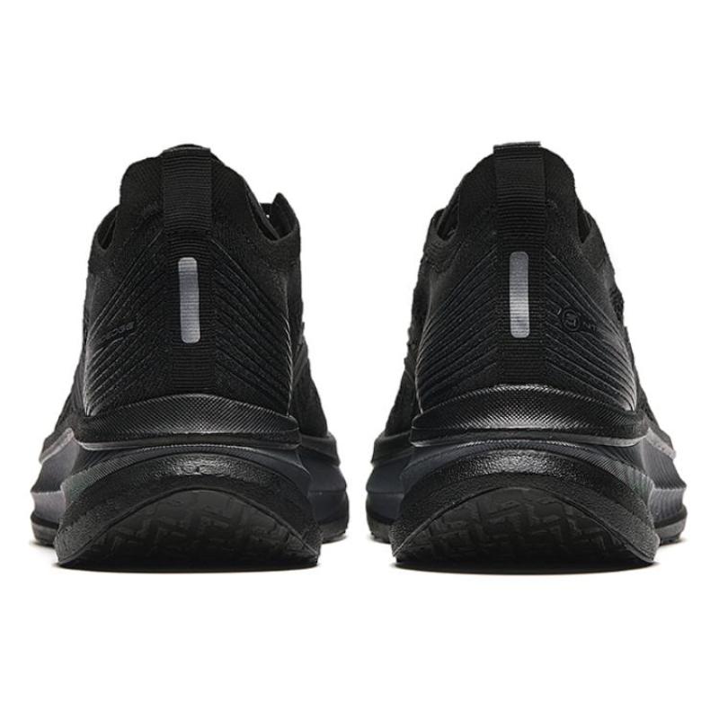 Anta Cushioned Slip Resistant Abrasion Resistant Low Top Full Length Carbon Plate Marathon Running Shoes Men's Black Sneakers 912425588-3