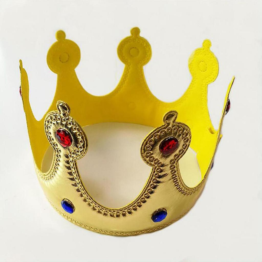 Halloween Royal Crown Bright Sequins Cloth Prince Princess Crown
