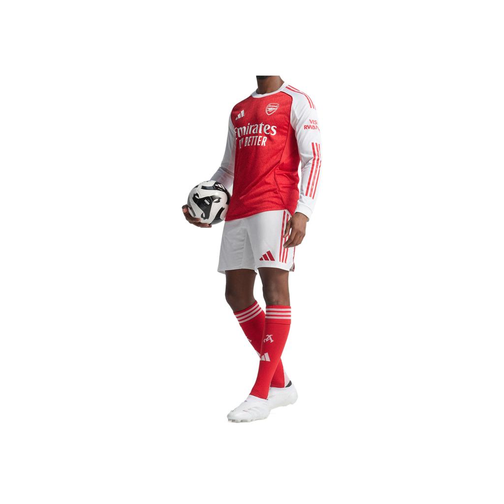 New Adidas Free Shipping With AdiClub Arsenal 25/26 Long Sleeve Home Authentic Jersey JJ1833