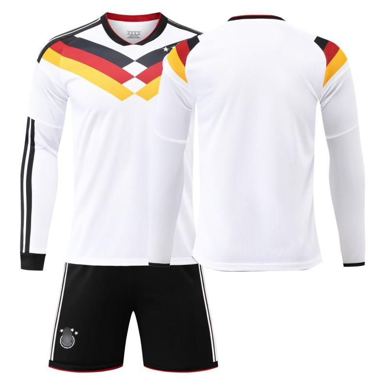 

2627 Germany Home Long-sleeved No. 8 Cross Jersey 7 Hafertz 10 Musiara Football Shirt Set 22