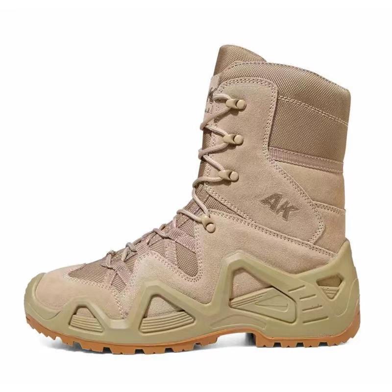 2025 Mid Cut Camouflage Mens Boots Anti-slip Warm Tactical Desert Shoes Women Trekking Mountain Outdoor Train Footwear