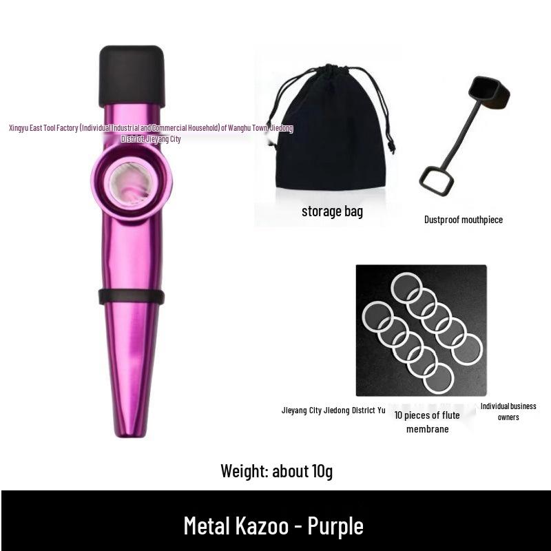 Metal Kazoo Musical Instrument for Early Childhood Education and Adults
