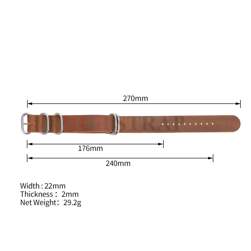 18mm 20mm 22mm Vintage Echtes Leder Uhrenarmbänder Rindsleder Uhrenarmband für Herren Damen Uhrenverstellung Ersatzzubehör